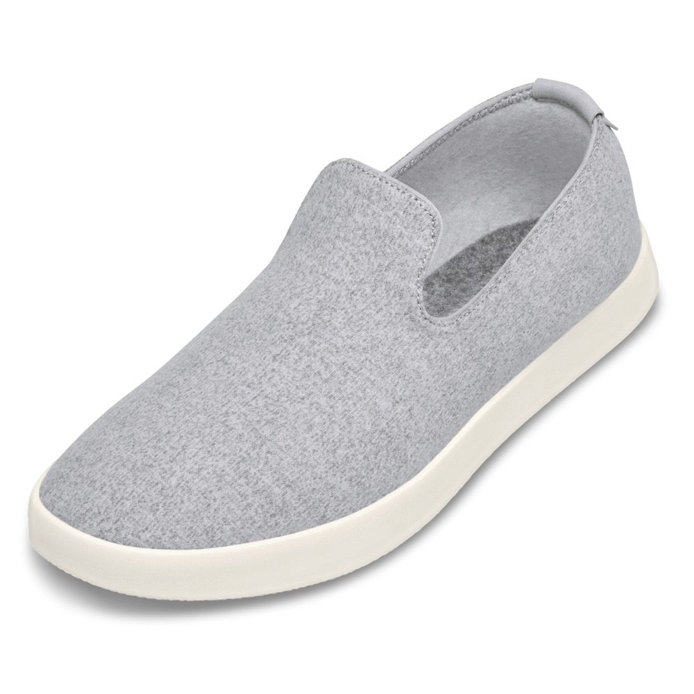 Allbirds Women's Slip-Ons Grey - Wool Loungers - 30521LGAC